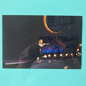 Pia Zadora Signed Photo 4"X6’Night of 100 Stars III Radio City Musical May 1990